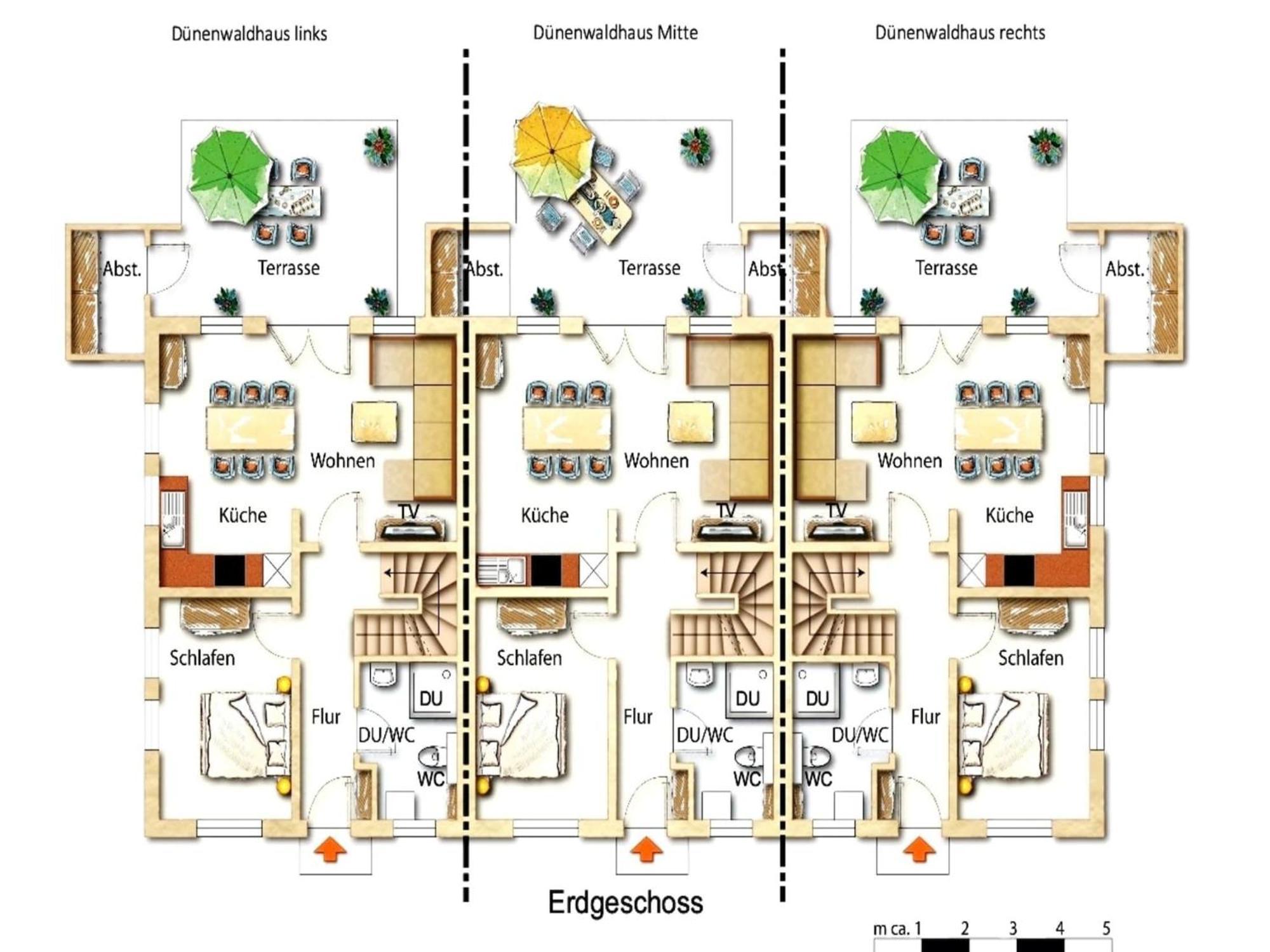Reihenhaus Duenenwaldhaus Mitte In Trassenheide Apartment ภายนอก รูปภาพ