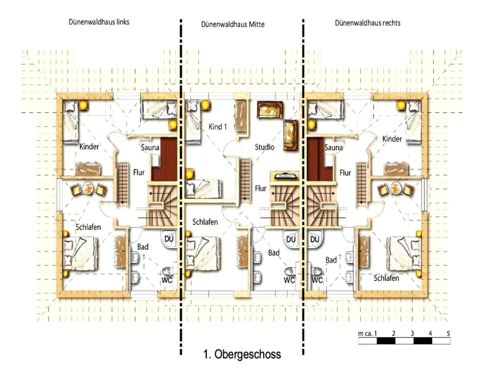 Reihenhaus Duenenwaldhaus Mitte In Trassenheide Apartment ภายนอก รูปภาพ